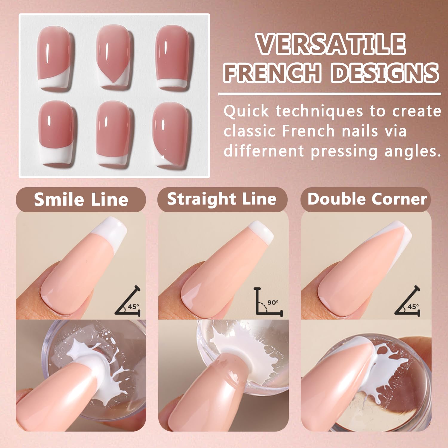 Costica nail art stamping kit for home manicure use