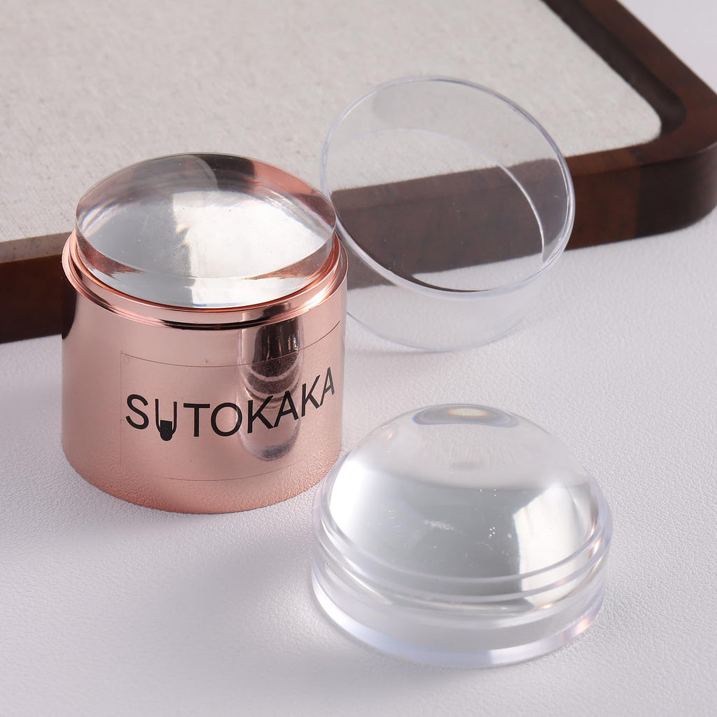 Silicone nail stamper used on press on nails