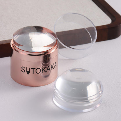 Silicone nail stamper used on press on nails