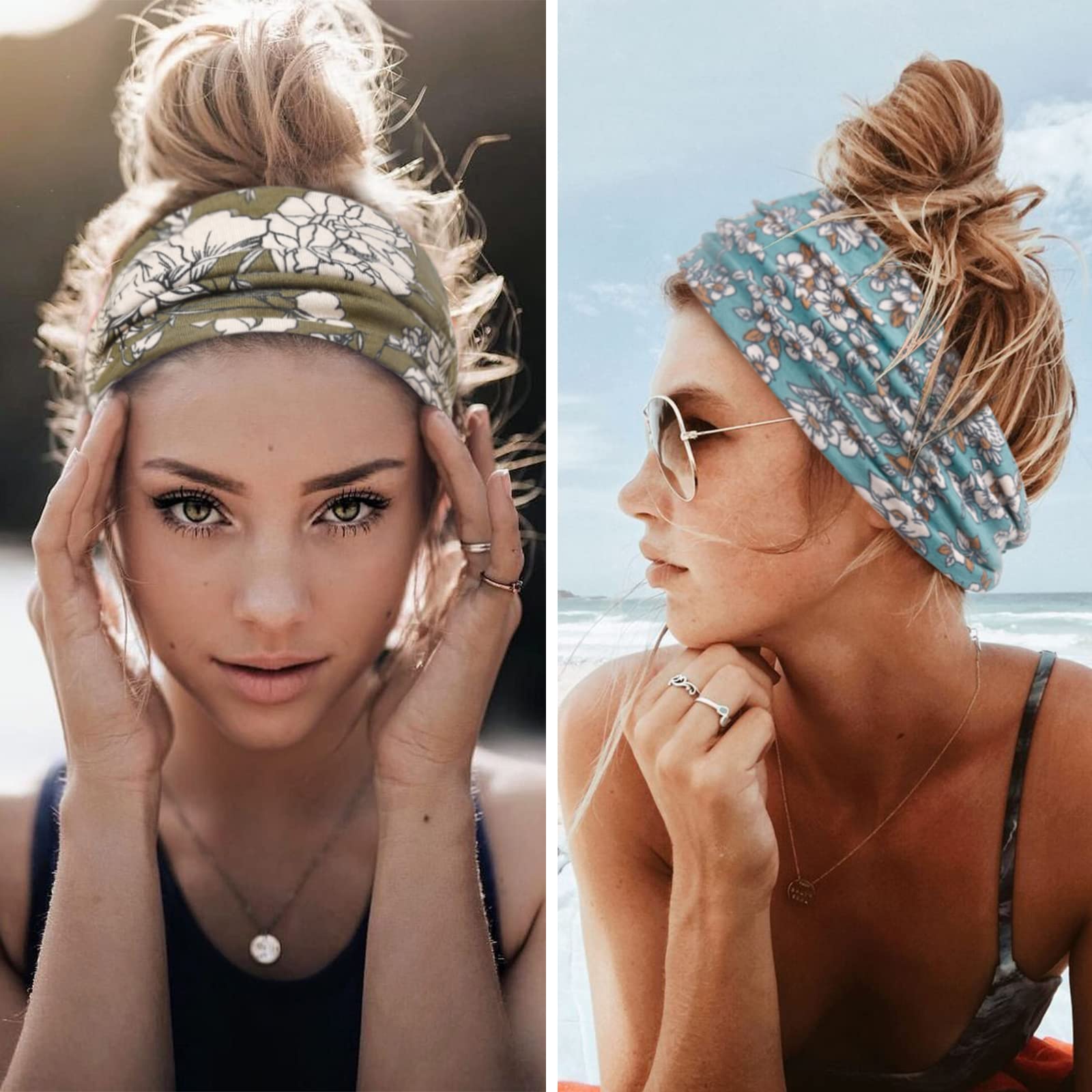 Close up of Huachi elastic hair accessory fabric