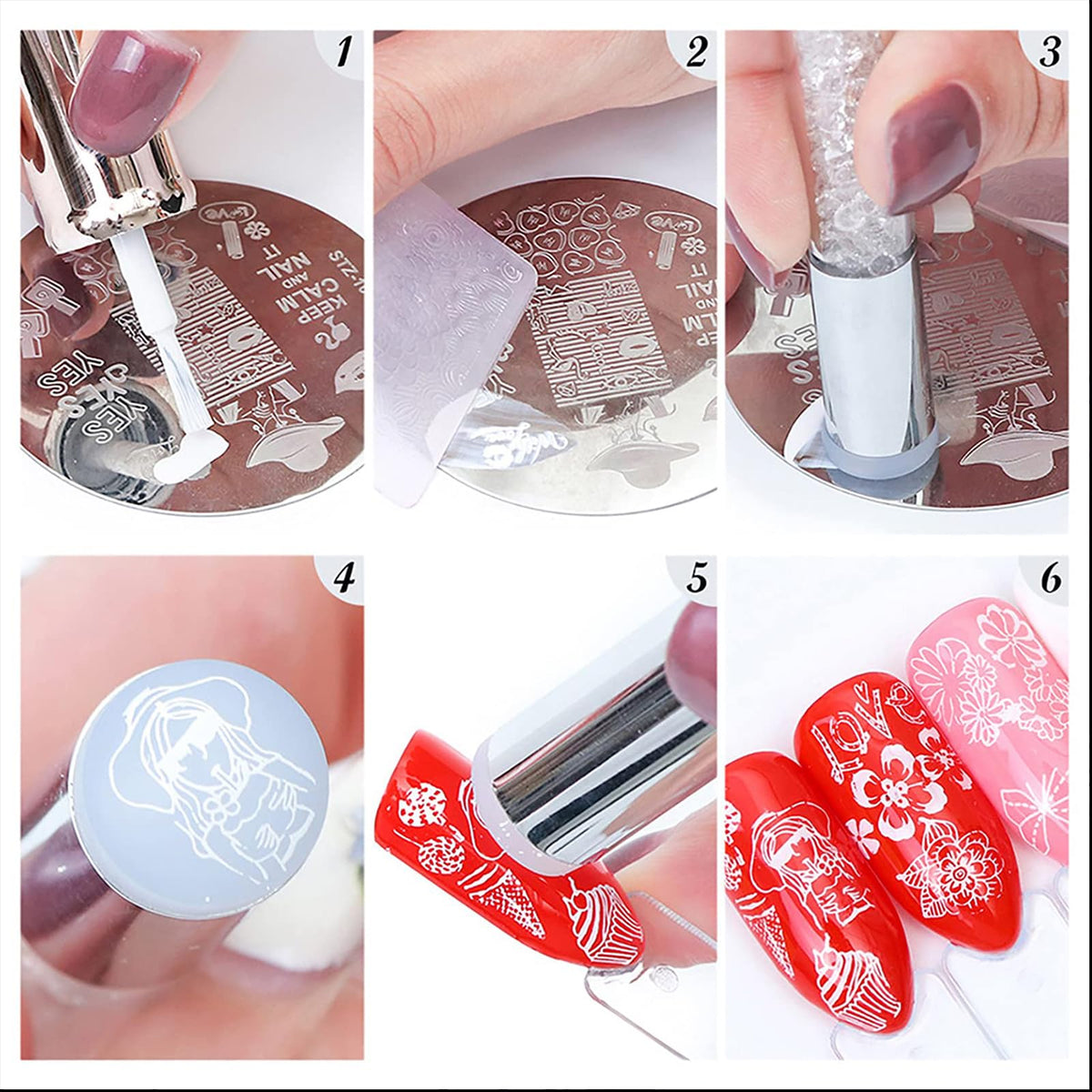 Professional Halloween manicure tools set for DIY