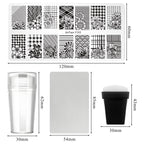 Silicone jelly stamper and scraper tool for nail art