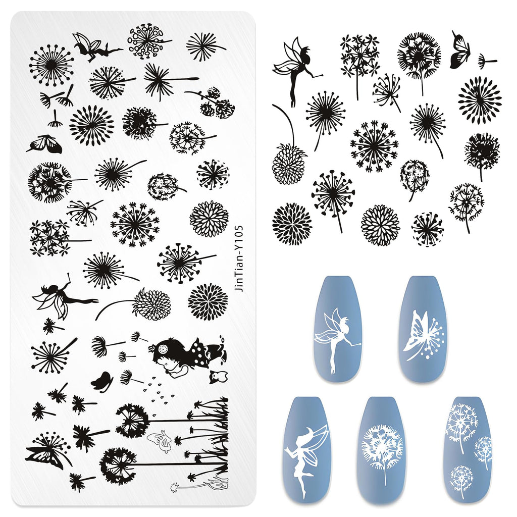 Professional nail stamping kit for home manicure use