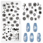 Professional nail stamping kit for home manicure use
