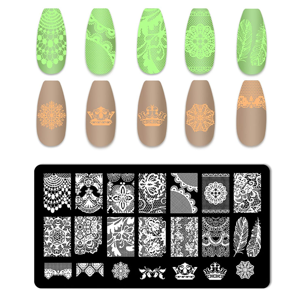 Clear silicone jelly stamper and scraper for nail art