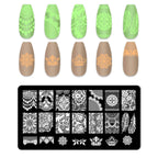 Clear silicone jelly stamper and scraper for nail art