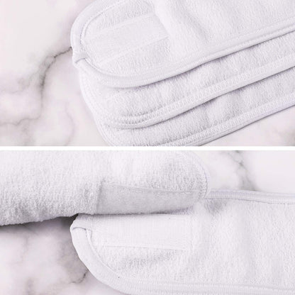 Whaline 4 count spa headband set for makeup application