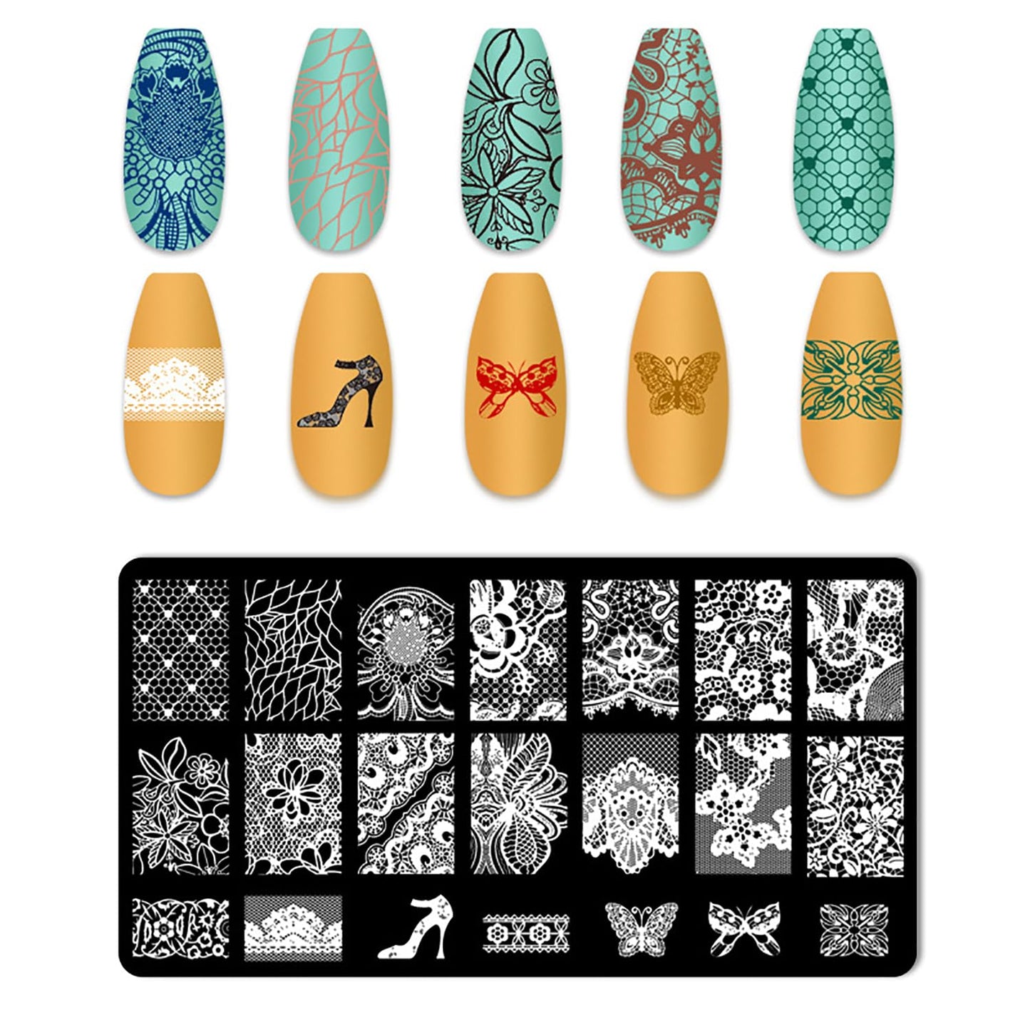 Professional DIY nail art stamping accessories kit