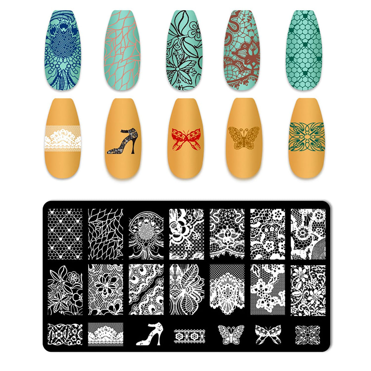 Professional DIY nail art stamping accessories kit