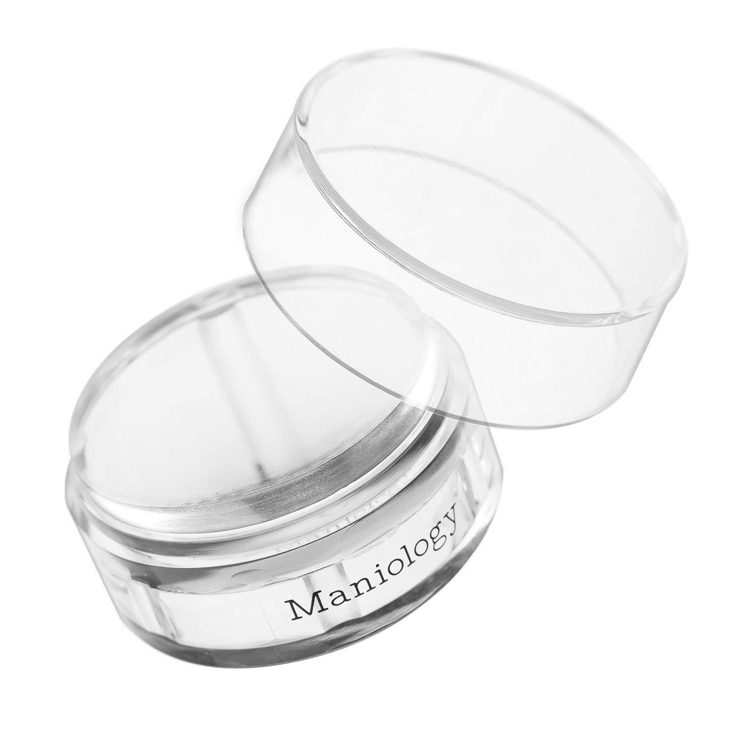Maniology XL clear silicone stamper showing transparent handle details