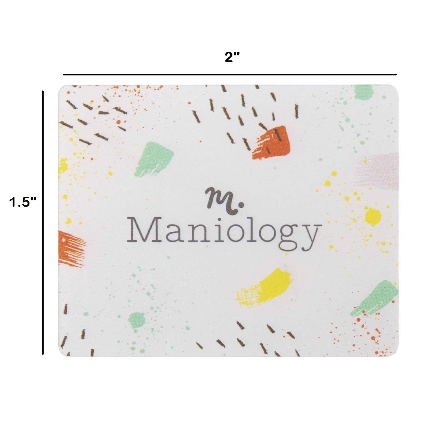 Top down view of large round Maniology Monocle XL stamper surface