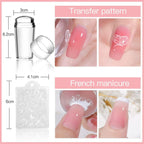 Biutee nail art kit showing 8 stamping gel bottles