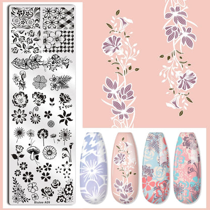 Biutee silicone nail stamper and scraper tool close up
