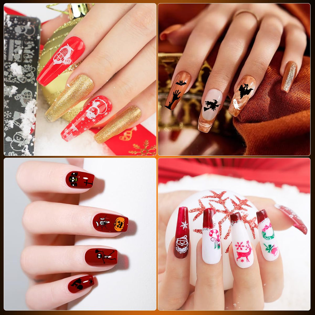 Full collection of Biutee nail stamping accessories and polish