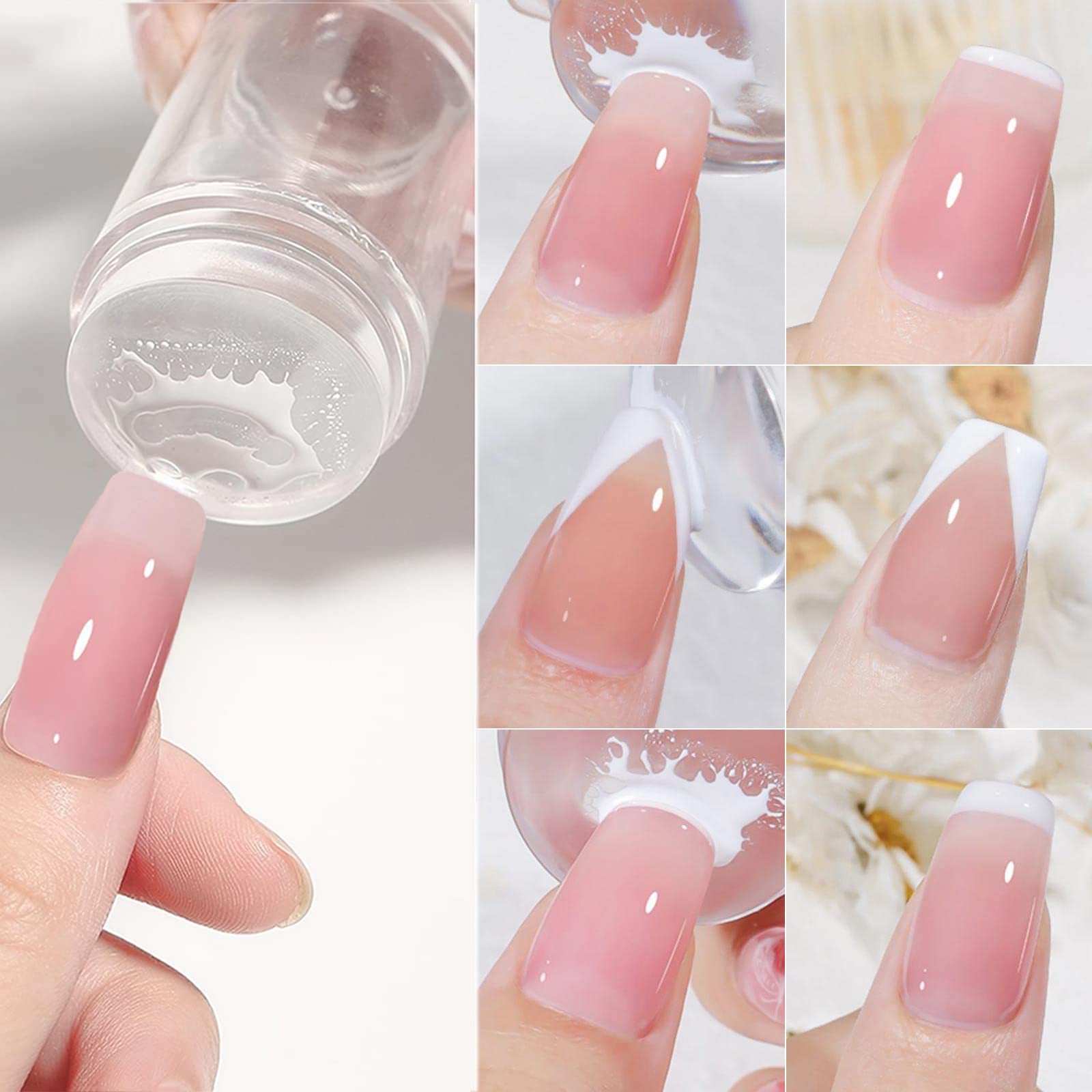 Ohlove French tip nail stampers and scraper tools