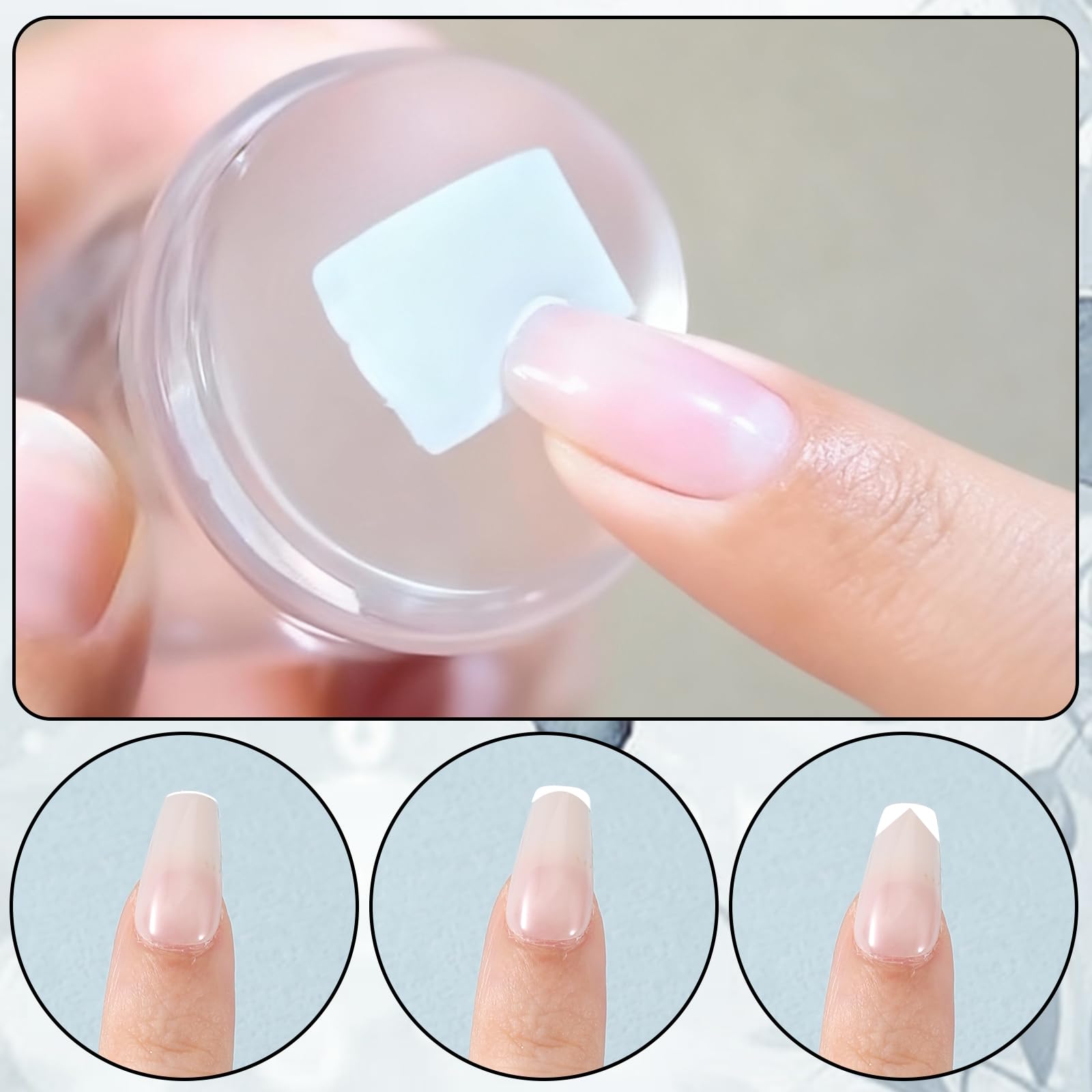 Fyntave nail art tool accessories for pattern transfer