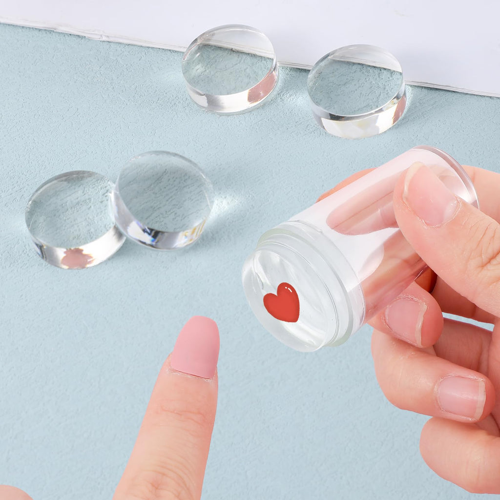 Clear jelly stamper heads in original packaging