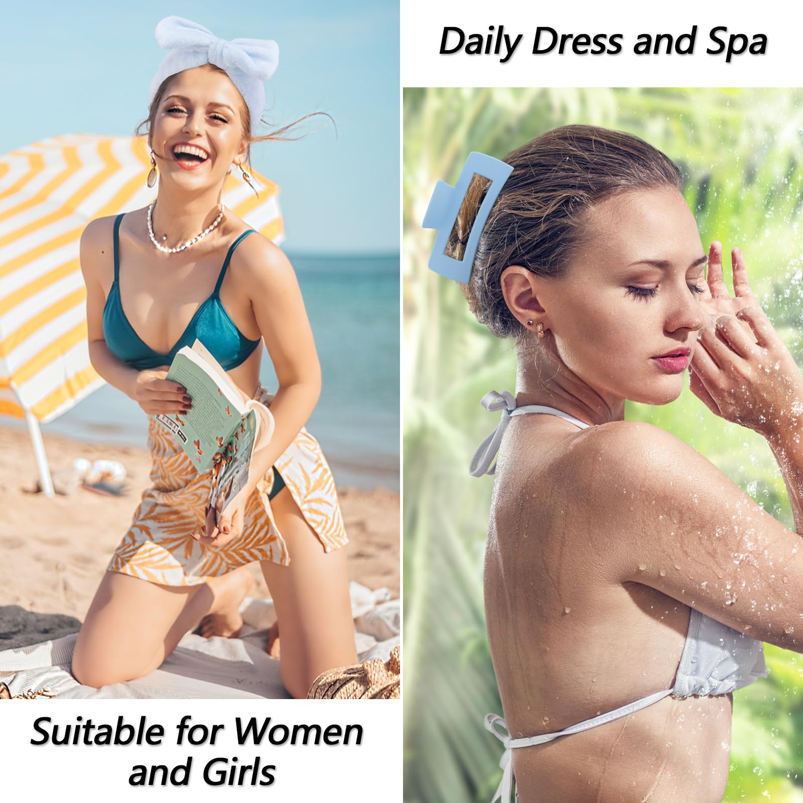 Blue skincare accessories kit for daily beauty routine