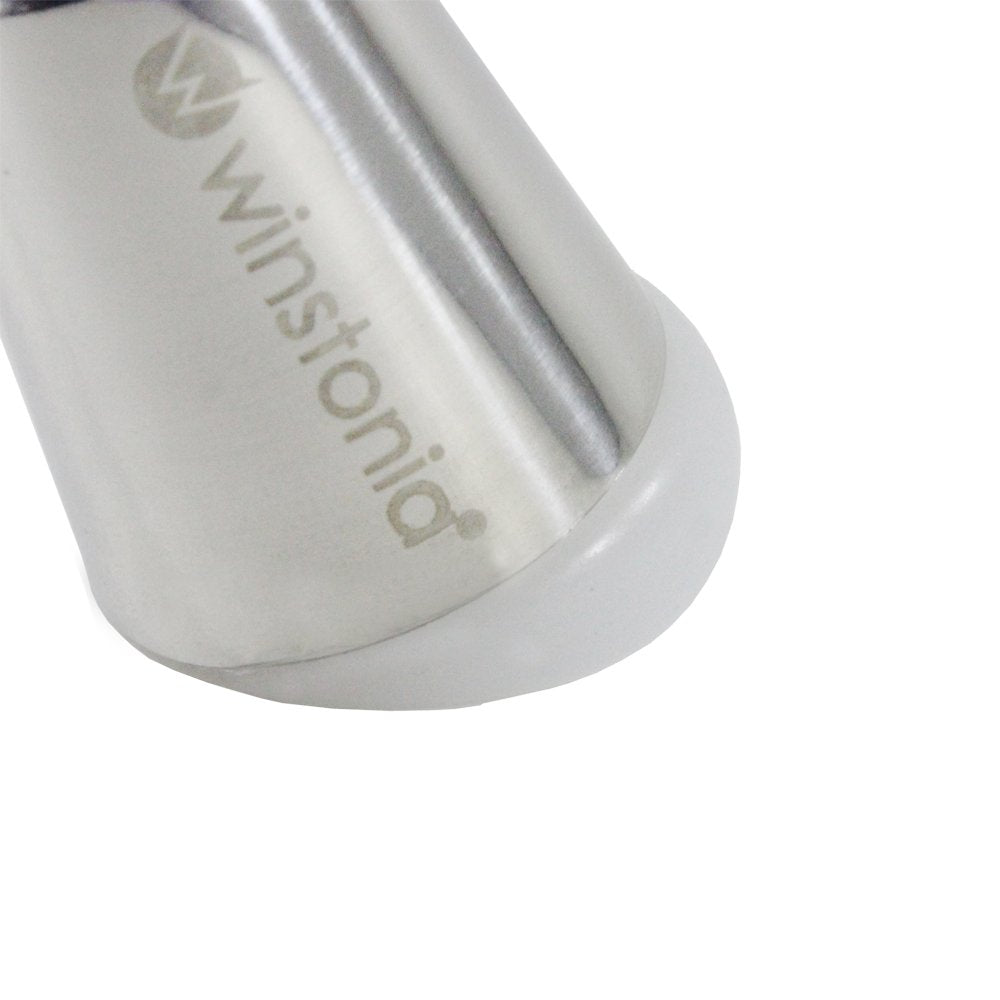 Close up view of the milky white silicone stamping head