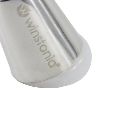 Close up view of the milky white silicone stamping head