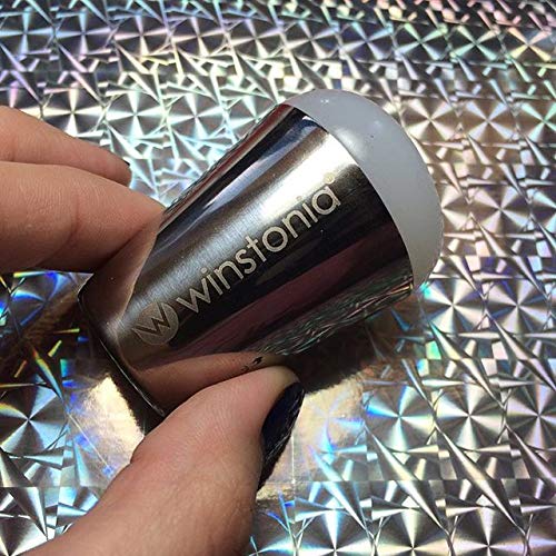 Winstonia nail stamper with included scraper card accessory
