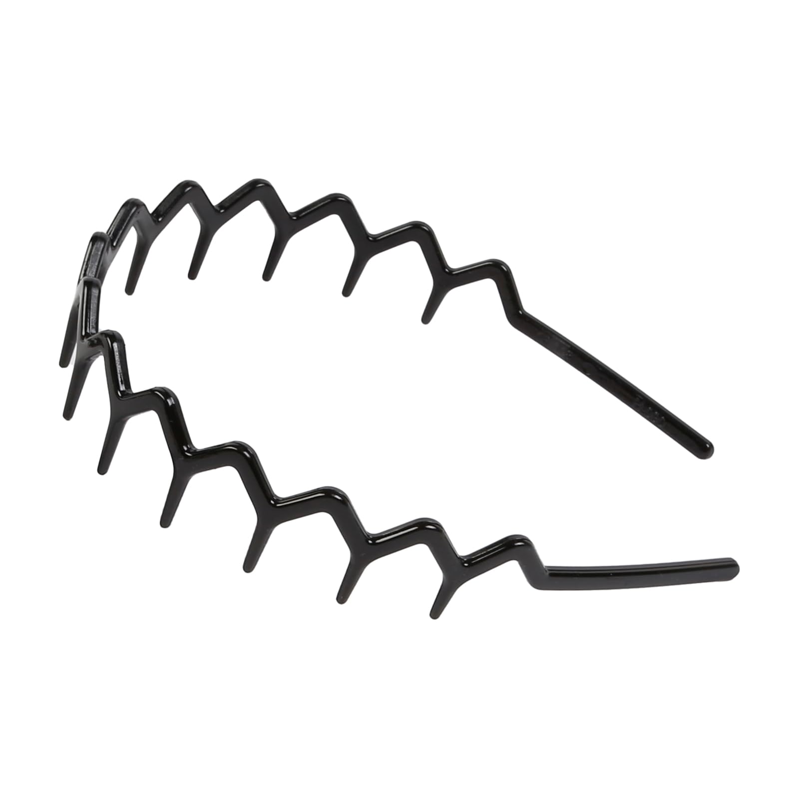 Side profile of Wovowovo plastic teeth headband