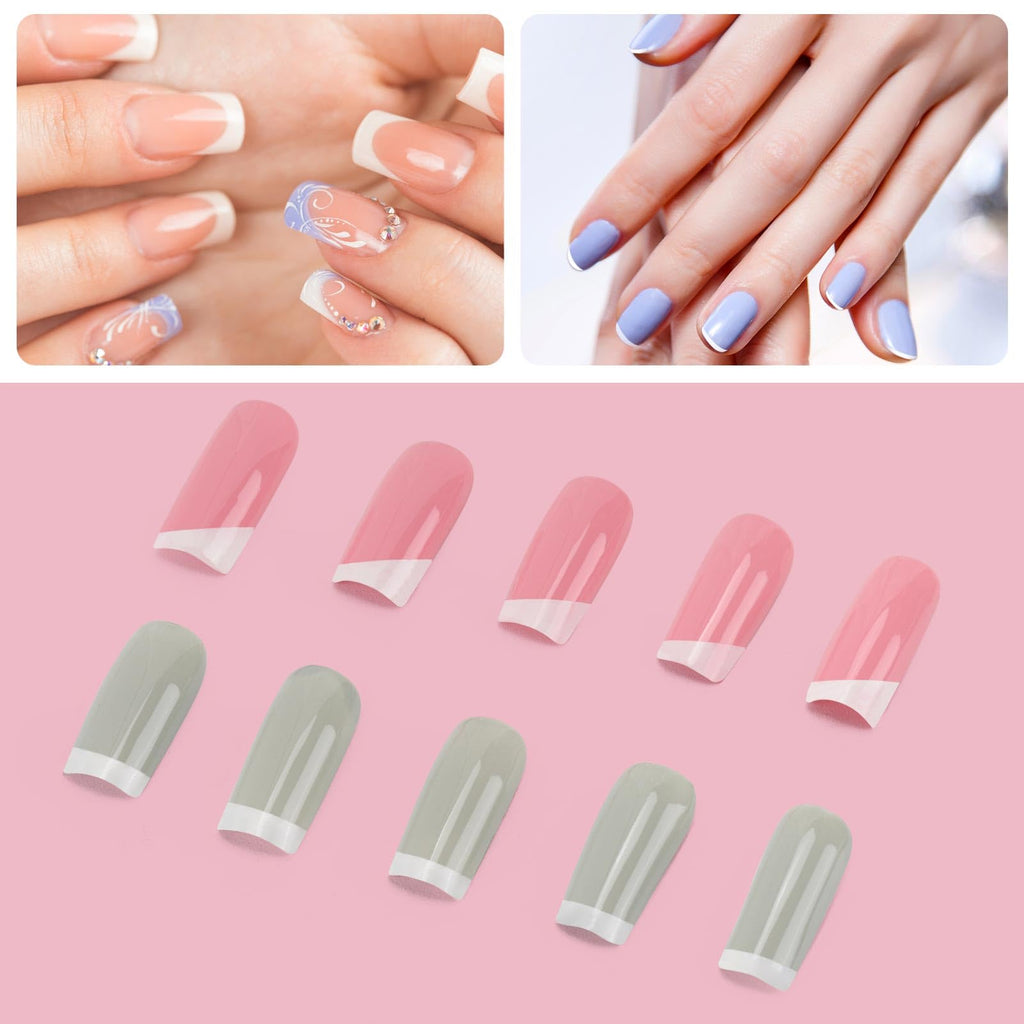 Professional nail art demonstration using clear silicone stamper.