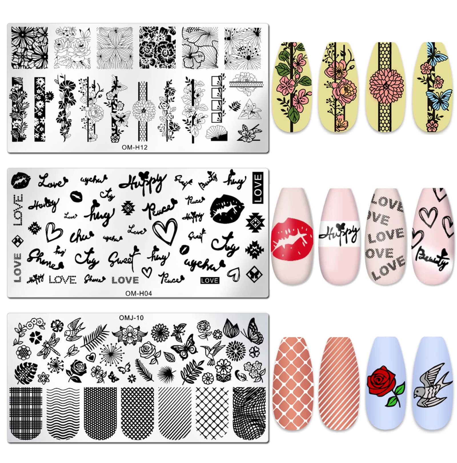 Clear silicone jelly stamper and scraper for nail art