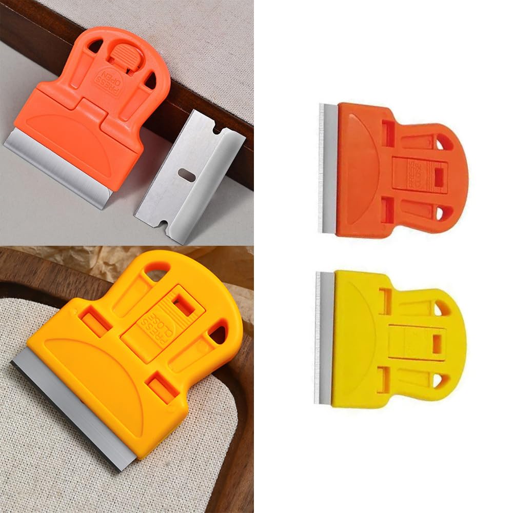 Nentment orange handle scraper for nail stamping
