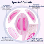 Close up of the Subay nail art scraper tool.