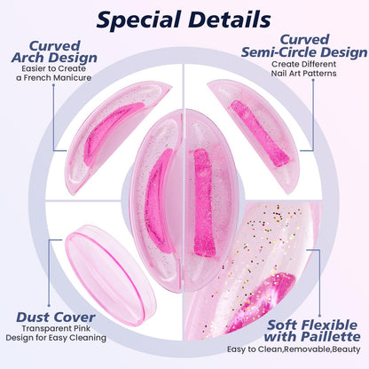 Close up of the Subay nail art scraper tool.