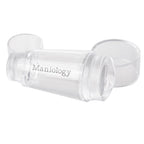 Close up of Maniology clear silicone stamping heads