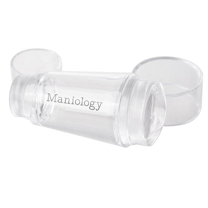 Close up of Maniology clear silicone stamping heads