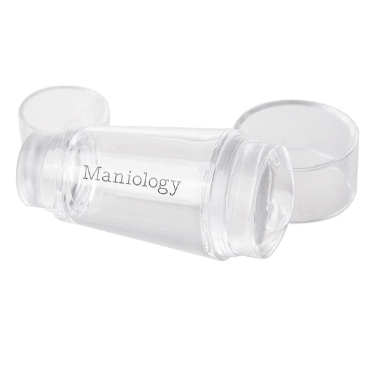 Close up of Maniology clear silicone stamping heads