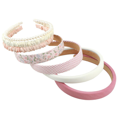 Full set of 7 assorted stylish headbands for daily use