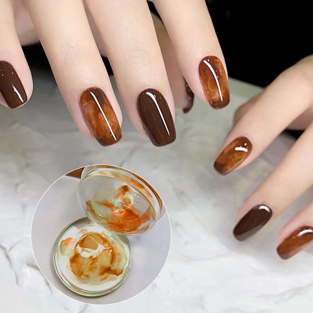 Demonstration of precision nail art design using clear stamper