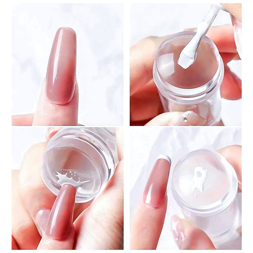 Professional nail art stamper kit for French tips