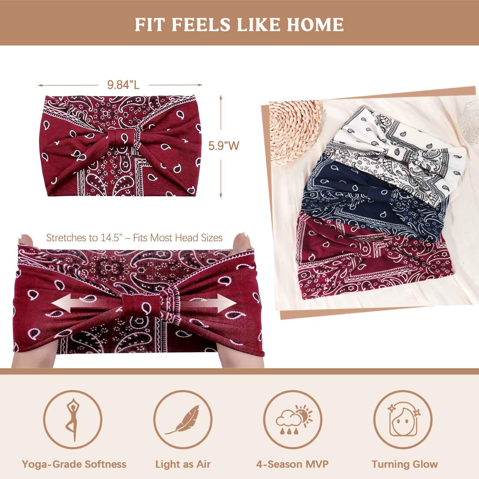 Assorted colors of Awumbuk boho hair accessories for women