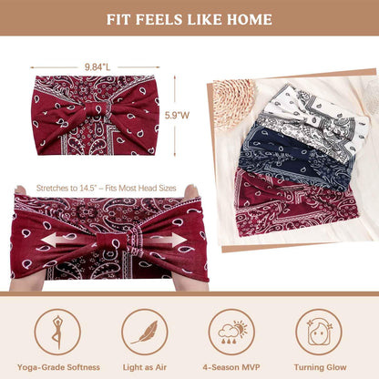 Assorted colors of Awumbuk boho hair accessories for women