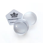 Close up of Pueen transparent silicone nail stamper head