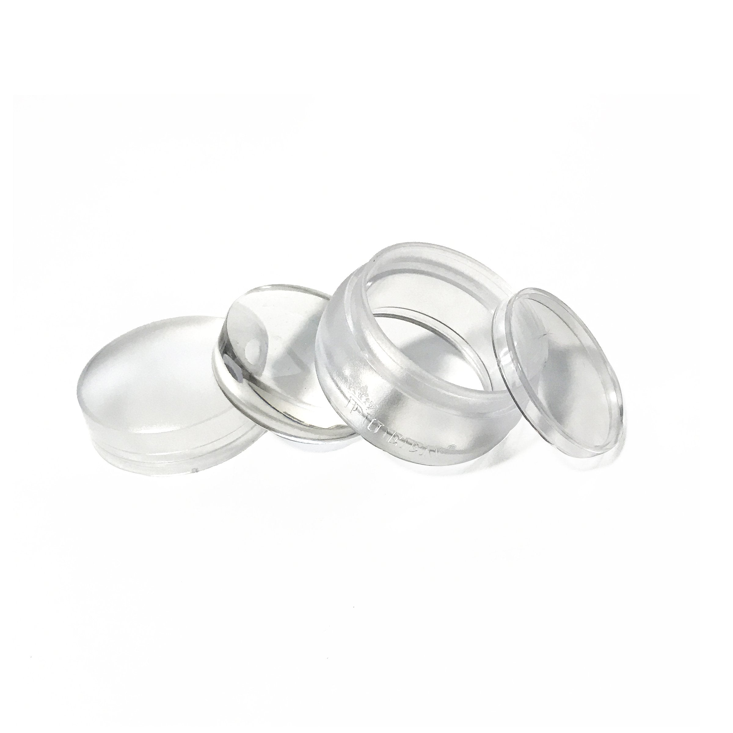 Top view of Pueen chunky clear jelly stamper for nail design