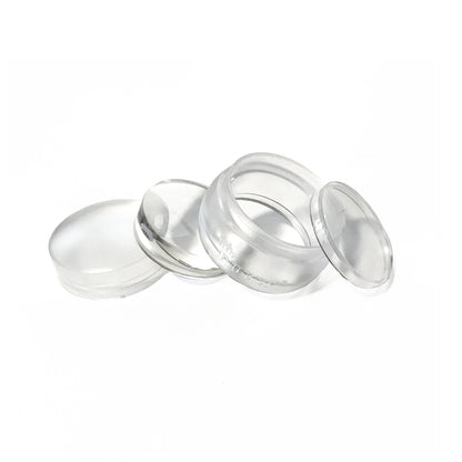 Top view of Pueen chunky clear jelly stamper for nail design