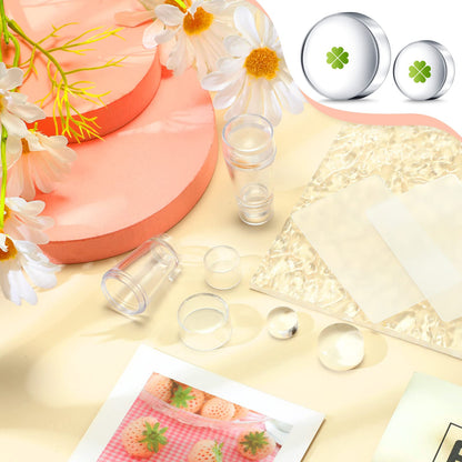 Spakon nail manicure tool kit components arranged neatly