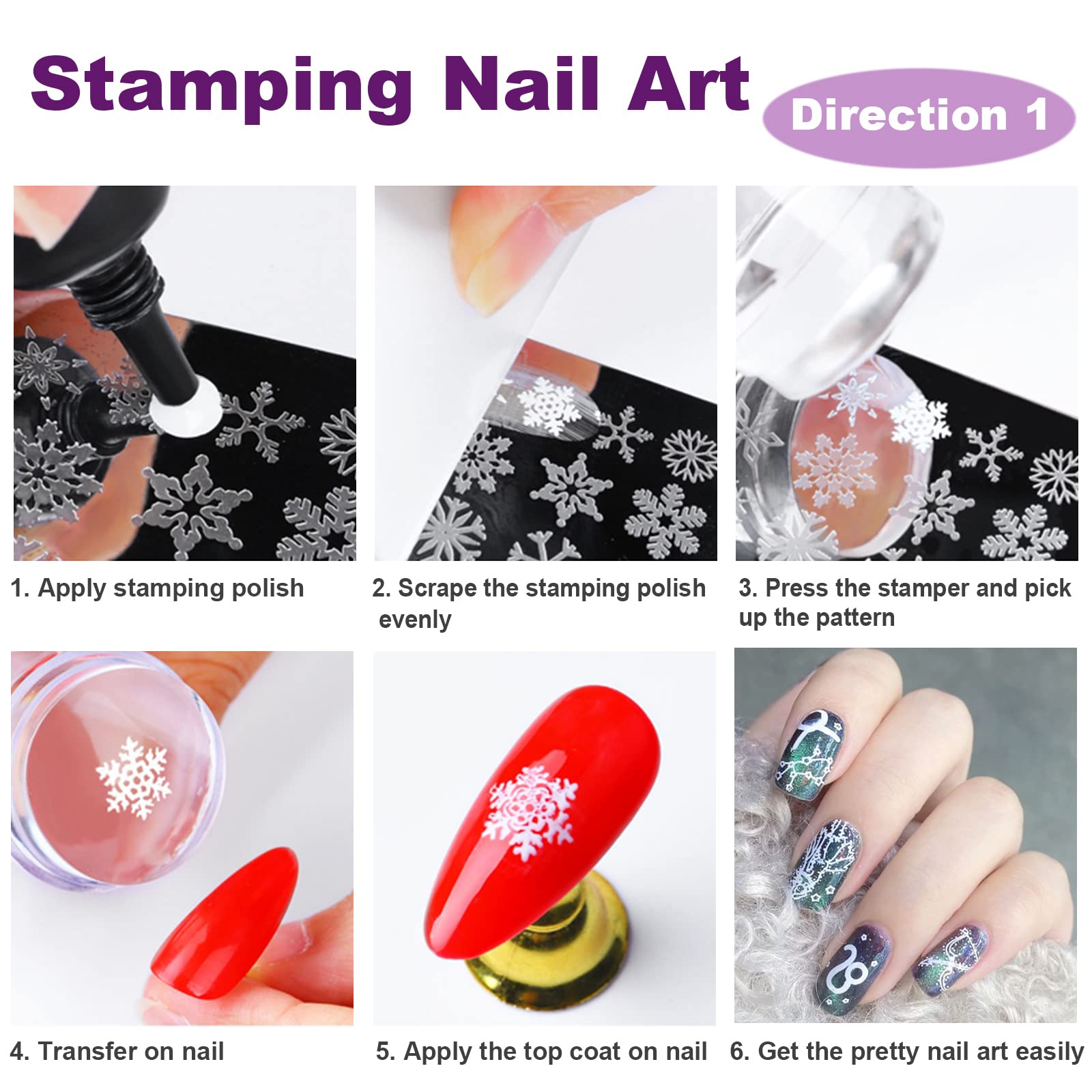 Three piece nail art brush set for detailed designs