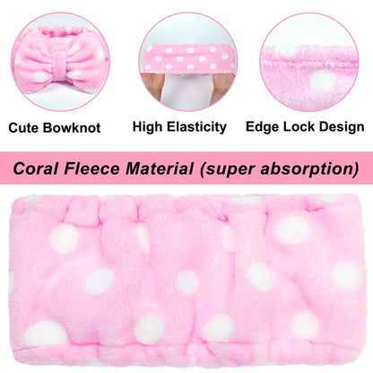 Side view of comfortable elastic cosmetic headband for women