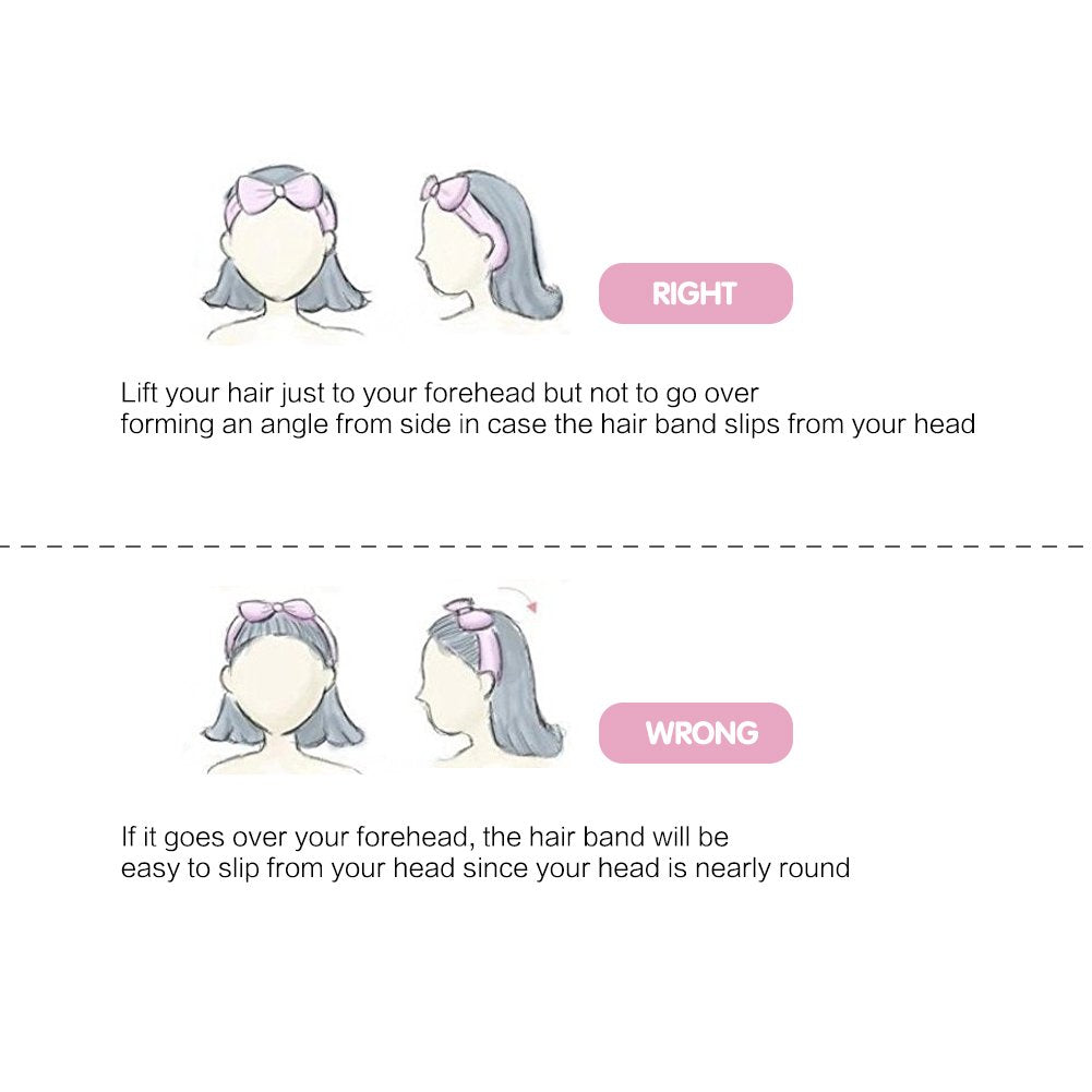 Shintop branded bow headband packaging and product display