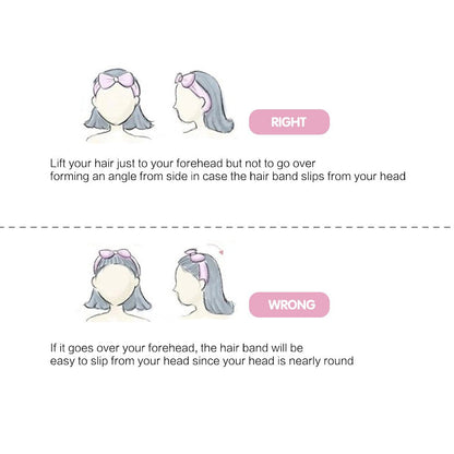 Shintop branded bow headband packaging and product display
