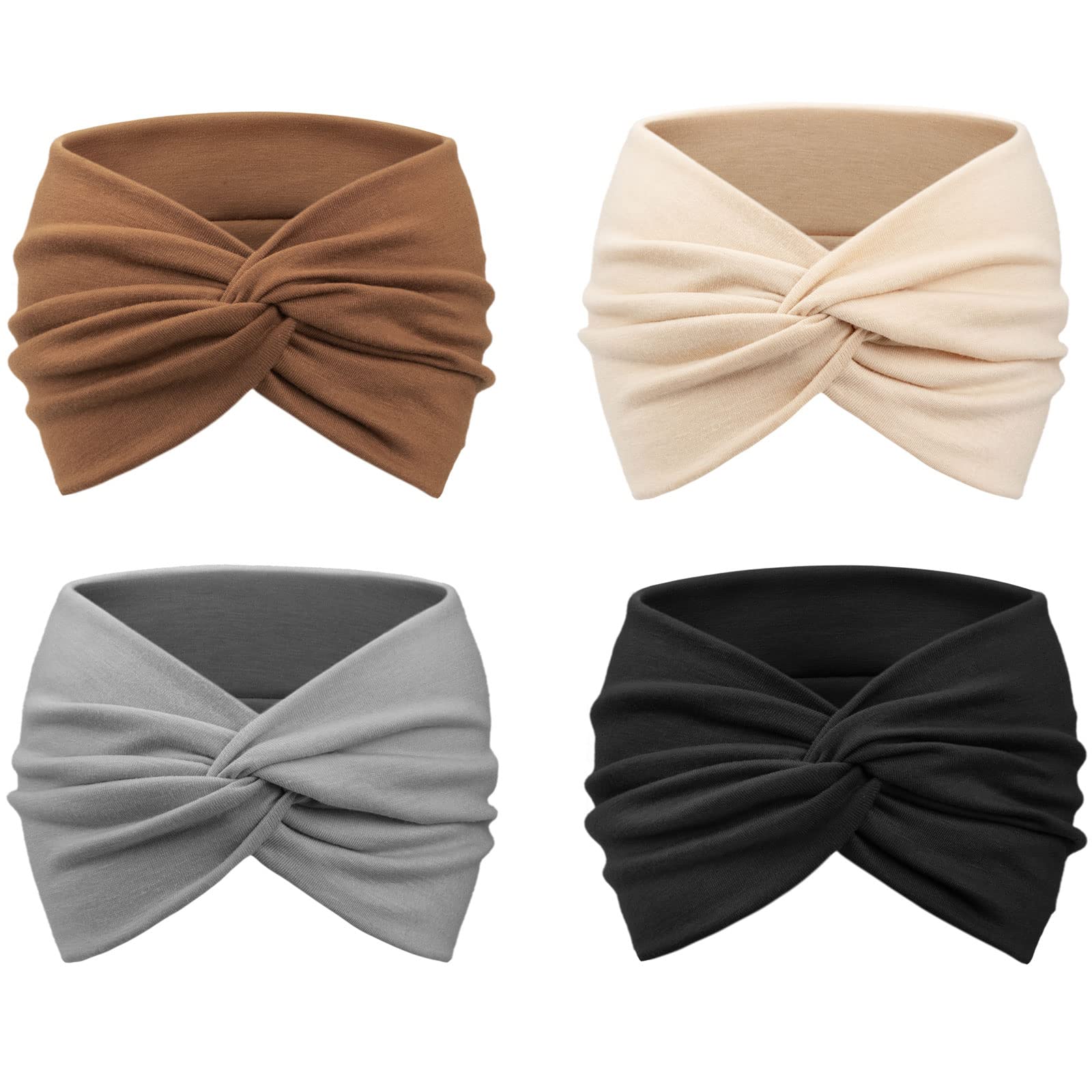 Dreshow elastic boho hair bands for skincare and yoga