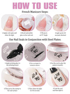 Complete Kalolary nail art tool kit laid out on display