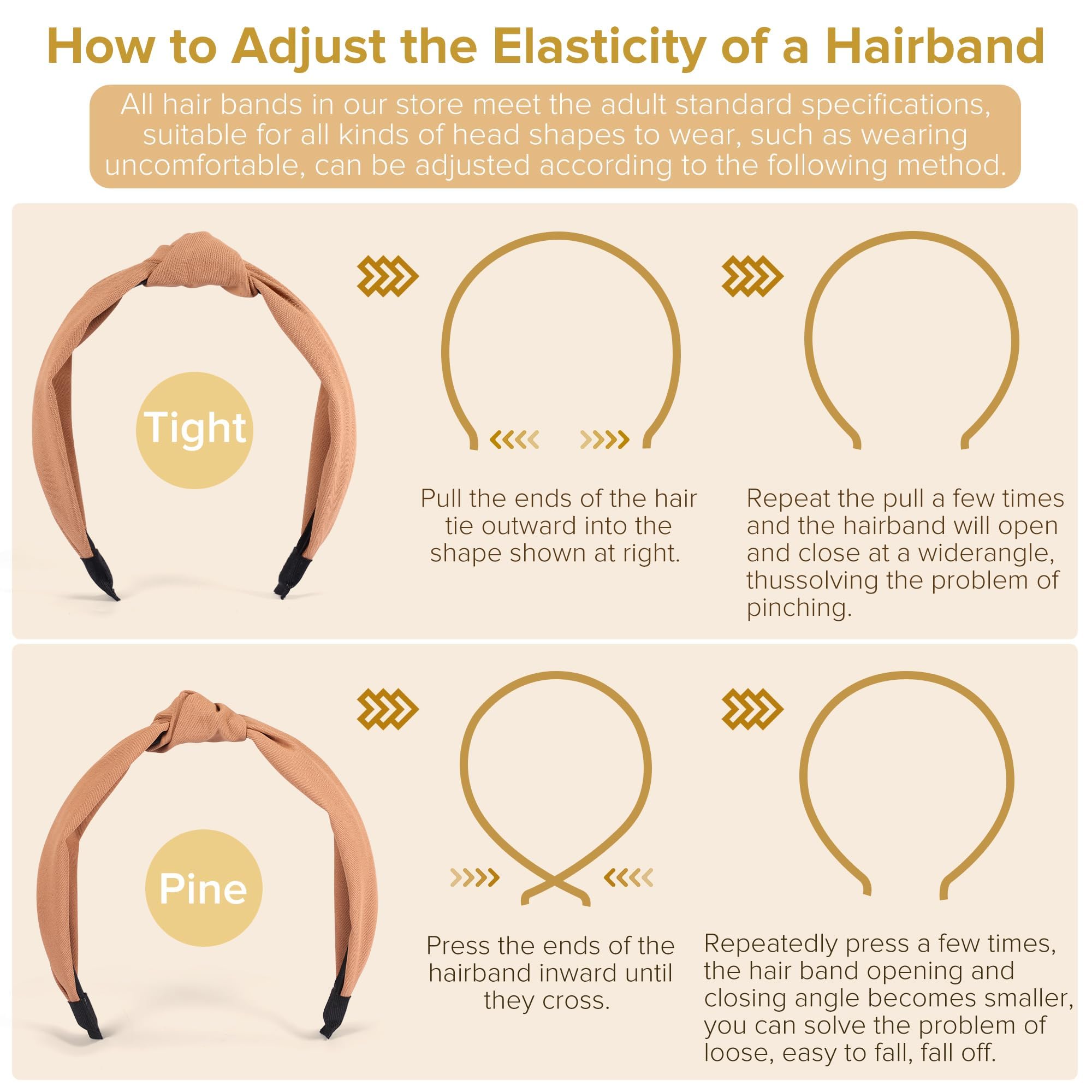 Top knotted detail on DiyJibb women and girls hairbands